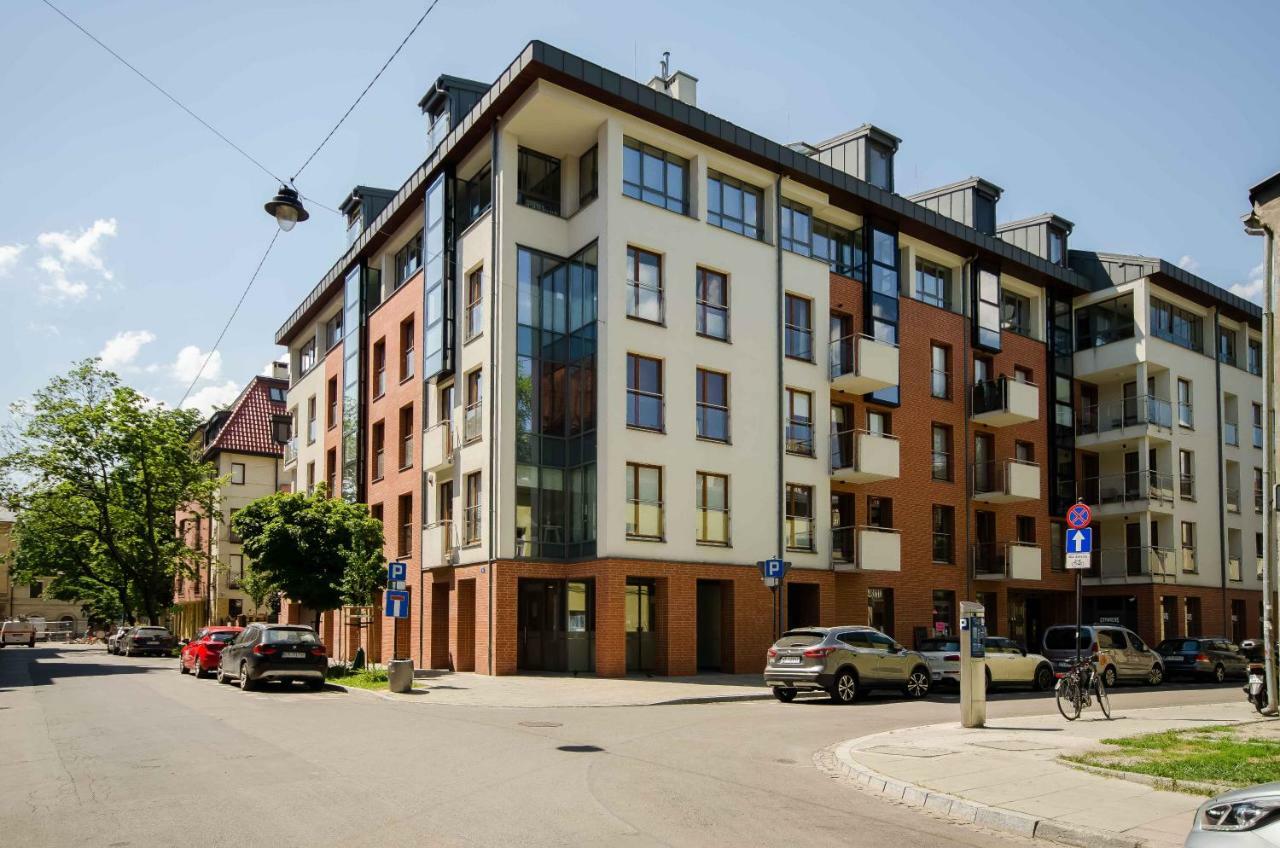 Central Kazimierz Apartment With Balcony Cracóvia Exterior foto